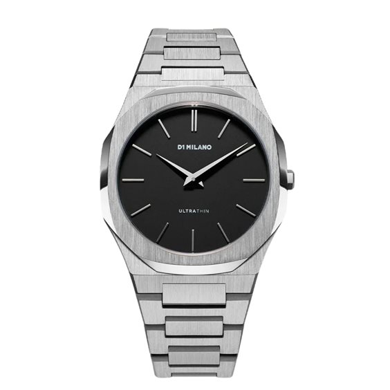 Montre D1 Milano Homme Re_Silver Ultra Thin 40 mm in Acier D1-UTBJ40 - D1-UTBJ40